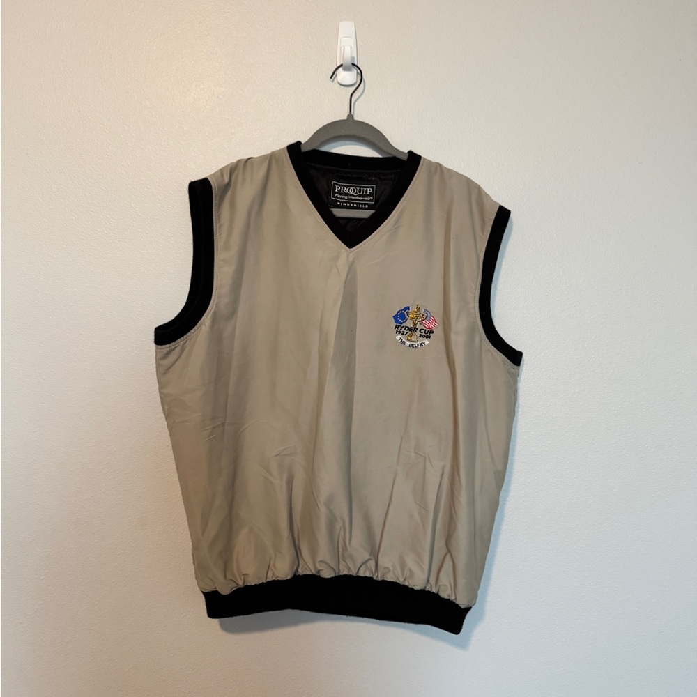 VGUC Vintage Ryder Cup 2001 Pullover Windbreaker V-Neck Vest
